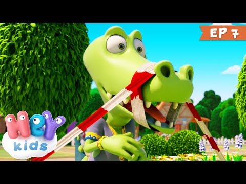 10 Prieteni 🐰 Încălziți-l pe Croco! HeyKids - Desene animate in romana