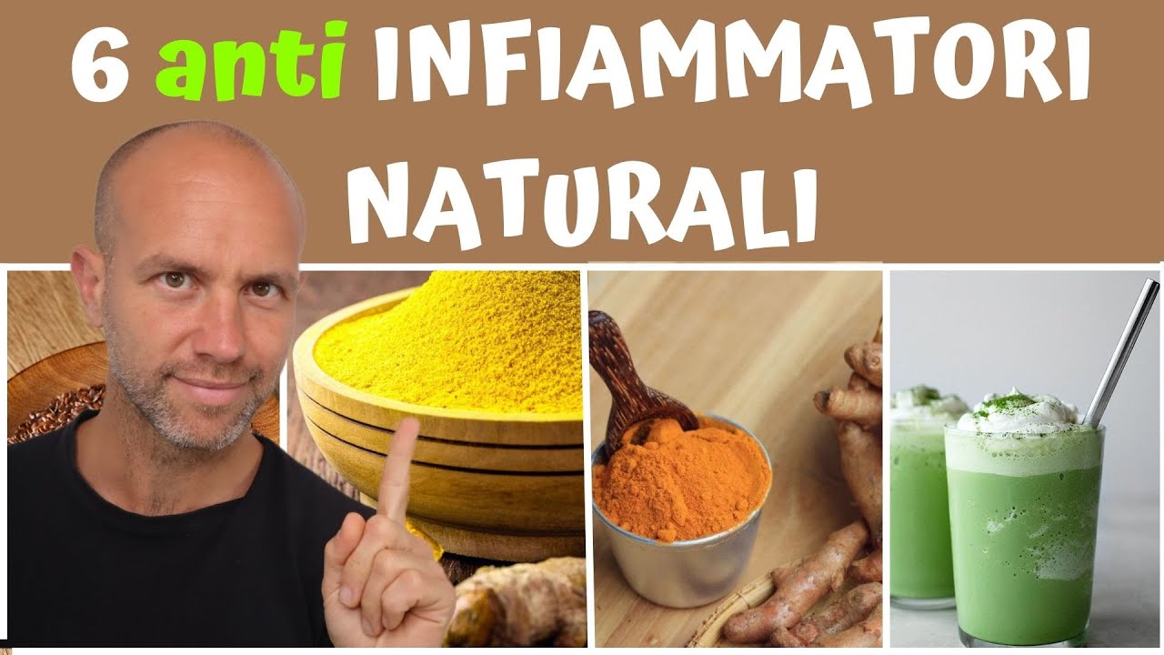 6 ANTI infiammatori NATURALI per EVITARE i FARMACI