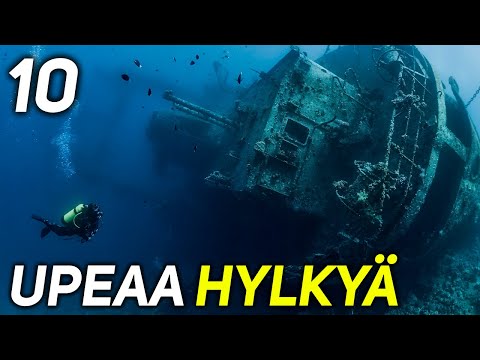 10 KIEHTOVAA LAIVAN HYLKYÄ MAAILMAN MERISSÄ