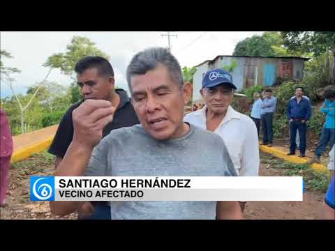 En Soteapan inauguran obras inconclusas o inexistentes