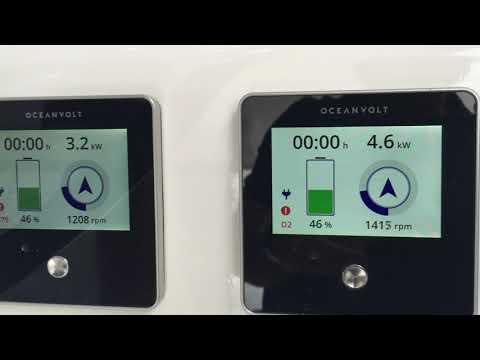 Oceanvolt Hydro-Generation On-board Kato at 21 knots.