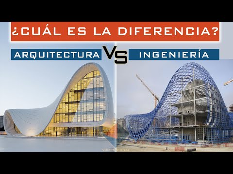 ARQUITECTURA VS INGENIERÍA - ¿Cuál es la diferencia entre un ARQUITECTO vs INGENIERO CIVIL?