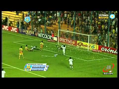 GOL DE MEDINA - CRUCERO DEL NORTE 0 ROSARIO CENTRAL 1 - FECHA 12 B NACIONAL (21 11 2012)