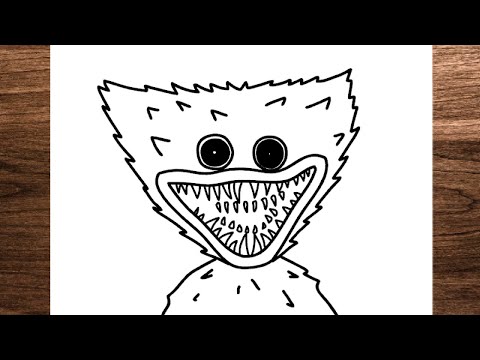 Comment dessiner Huggy Wuggy