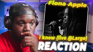 Fiona Apple — I know (live @Largo) | Reaction