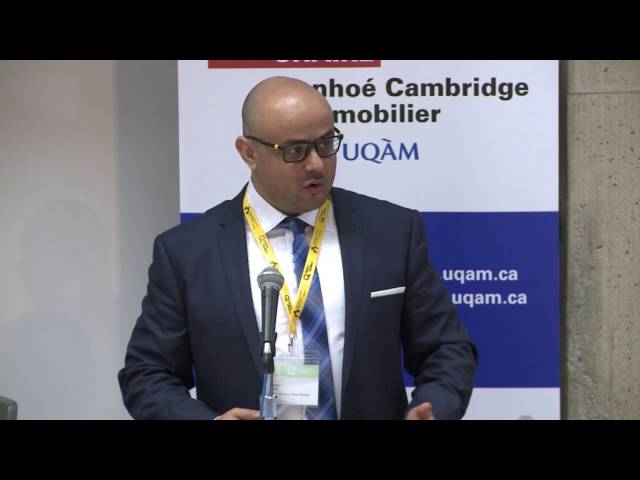 Acfas 2016: Colloque 497 en immobilier – Ahmed Dridi, UQAM – Université du Québec à Montréal