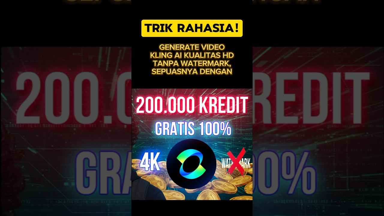 Cara Brutal Dapat 200.000 Kredit KLING AI GRATIS! (Terbukti Berhasil!) #ai #aivideo #klingai