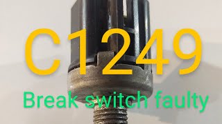 Код ошибки c1249 Toyota - инструкция по устранению