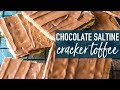 Chocolate Saltine Toffee Cookies