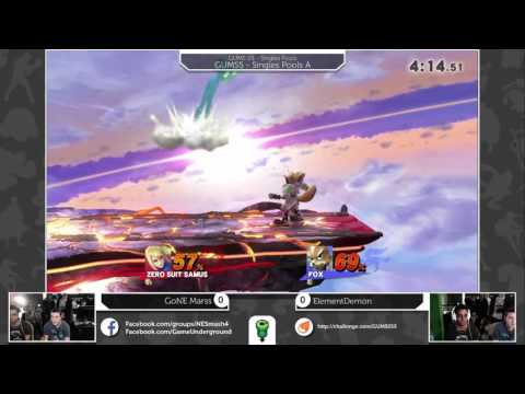 GUMS05 Singles (Pools) - GoNE Marss (ZSS) vs FoH ElementDemon (Fox)