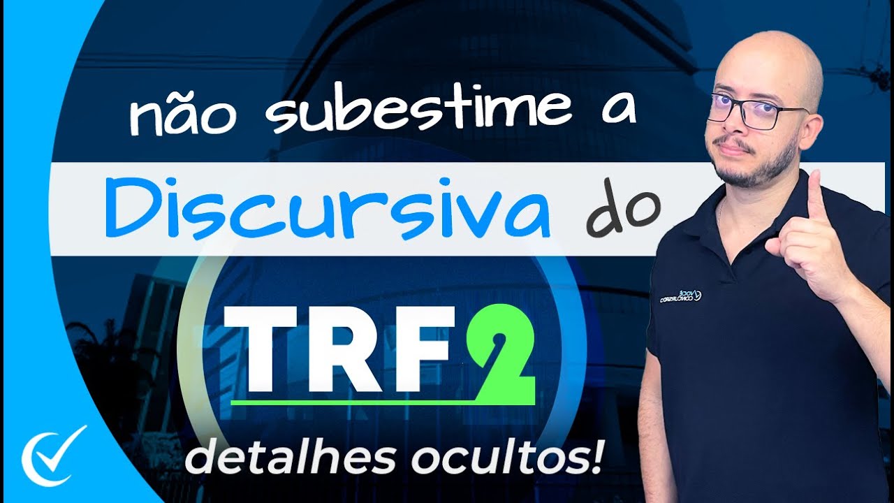 Tudo sobre as Discursivas do TRF-2 (2024) - Estudo de Caso e Redação - Instituto AOCP