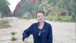 Megan &amp; Mike v the NT Desert (Stanley Chasm)