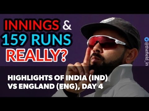 2nd Test (Lord’s) Day 4: Highlights from India (IND) vs England (ENG)
