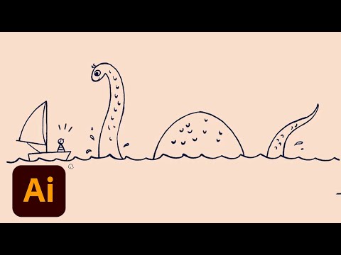 Draw Along with Kyle T. Webster - Nessie | Adobe Creative Cloud