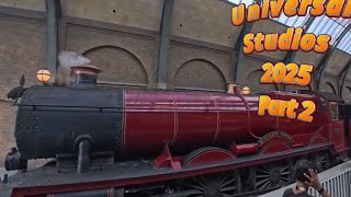 Harry Potter train Simpsons and more!/Universal Studios 2025/Part 2