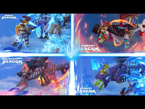 All Skully costumes Unlocked | Hungry Dragon