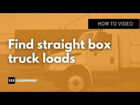 Part of a video titled How to find straight box loads for your van. Book box truck loads and LTL
...