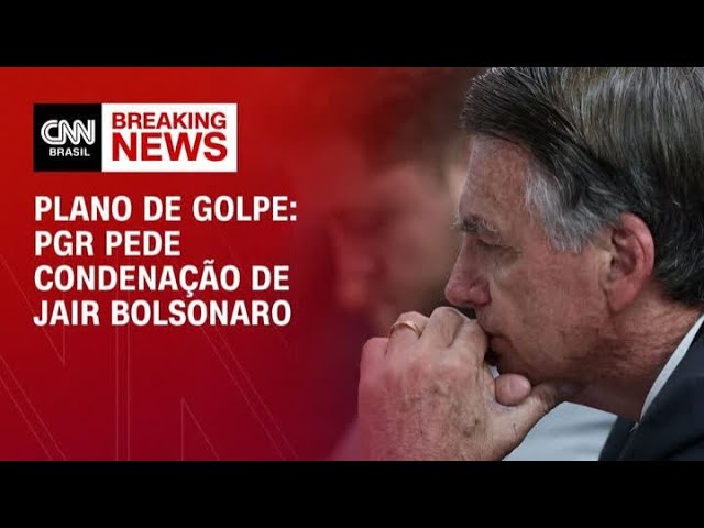 PGR pede condenação de Jair Bolsonaro por tentativa de golpe de Estado | BREAKING NEWS