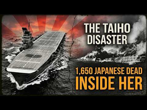 THE TAIHO DISASTER 1944: 1.650 Japanese Dead Sunk With the Ship