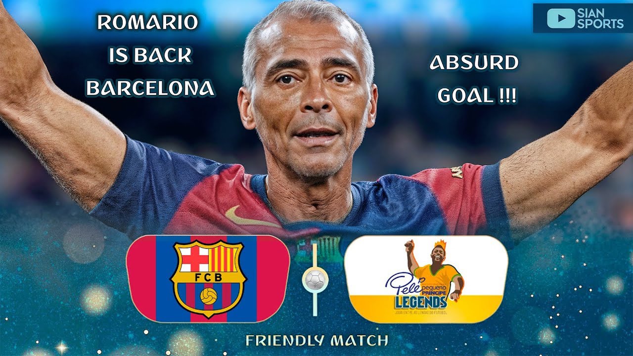 AT AGE 58, ROMÁRIO RETURNED TO BARCELONA AND SCORED AN ABSURD GOAL FROM A BRAZILIAN