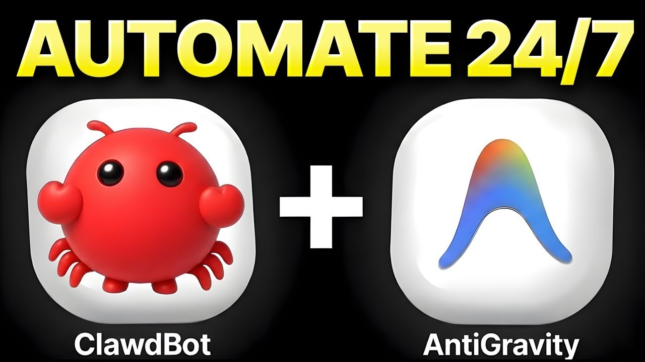 Antigravity + Moltbot (Clawdbot): Automate ANYTHING!