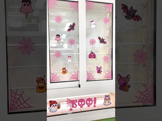 Vídeo relacionado con Decoración de vinilo para pared Bruja de Halloween aterradora 54x56.6cm Personalización personalizada Rojo