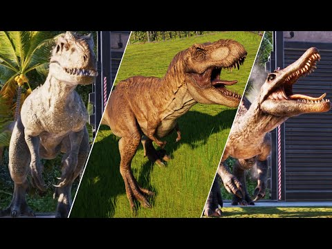 ALL 26 CARNIVORE DINOSAURS - Jurassic World Evolution 2