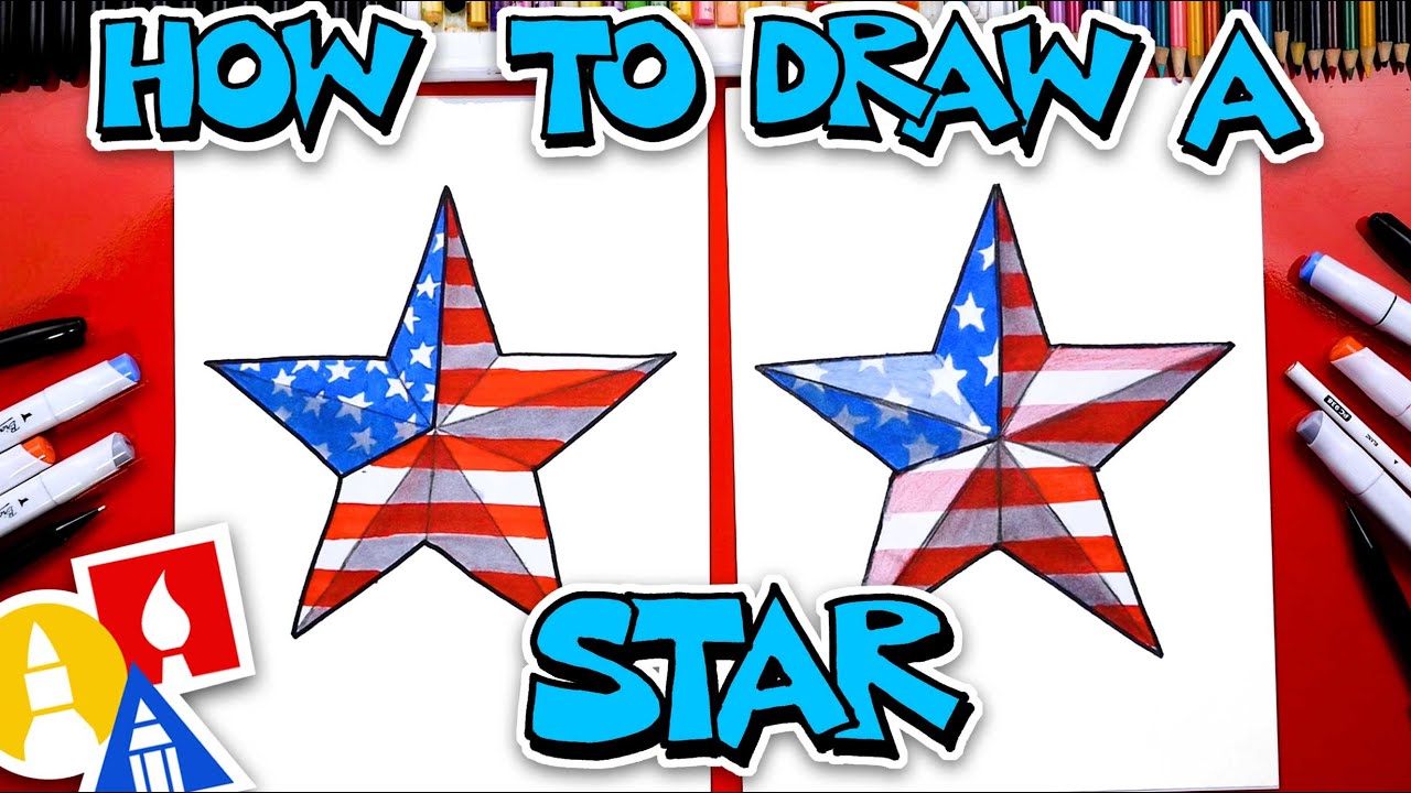 How To Draw A Star - Memorial Day