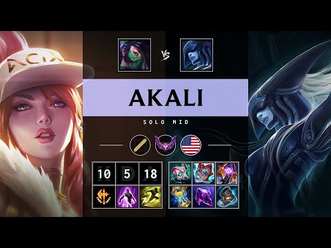 Akali Mid vs Lissandra - NA Master Patch 25.06