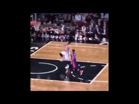 Jeremy Lin Airballs Layup vs Detroit Pistons 2016