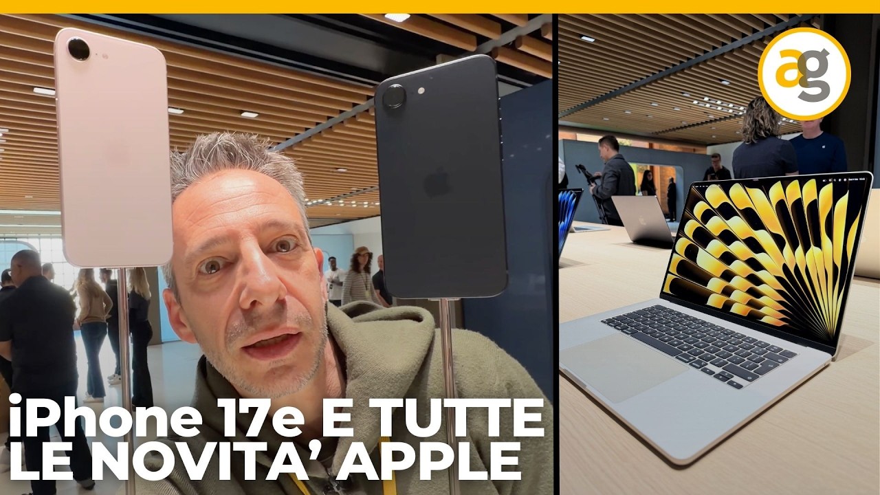 ANTEPRIMA iPhone 17e, MacBook Air M5, M5 Pro e Max, NEO, iPad M5 e Studio Display XDR