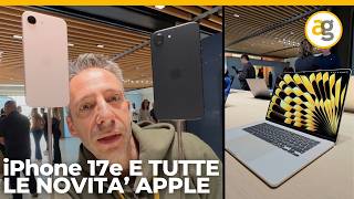 TUTTE LE NOVITÀ APPLE: iPhone 17e, MacBook Air M5, M5 Pro e Max, NEO, iPad M5 e Studio Display XDR