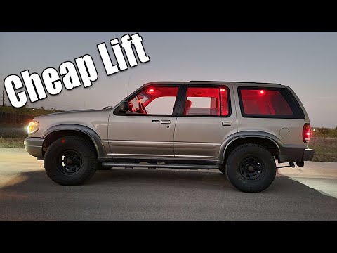 How-To: Add a Few Inches for a Few Dollars.... to an Explorer! $100 Lift!