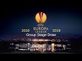 Uefa Europa League Draw Group Stage Result 2018 - 2019