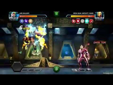 Air walker all special attacks - marvel contest kf champions