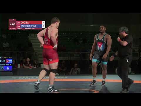 GOLD GR - 130 kg: A. COON (USA) v. A. PACHECO ROME (CUB)