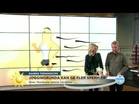 Joggare kan få fler spermier - Nyhetsmorgon (TV4)
