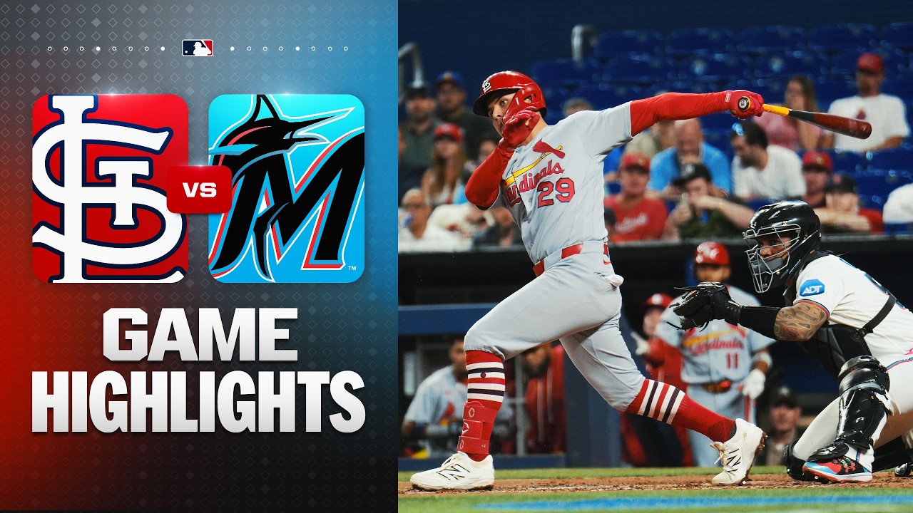 4월 21일 마이애미 VS 세인트루이스 야구하이라이트