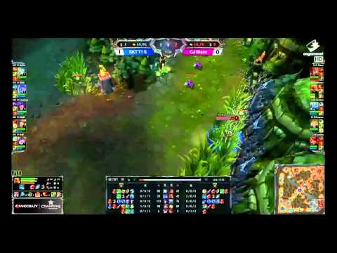 Champions Winter 2013 14: Day 2 - SKT T1 S vs CJ Entus Blaze Game 2