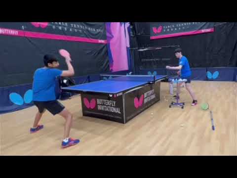 Butterfly Training Tips with Yu Di - Transition Play with Multi Ball