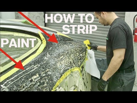 How to Strip Paint: WARNING this is hard to watch!