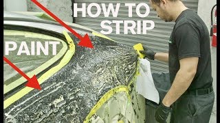 How to Strip Paint: WARNING this is hard to watch!