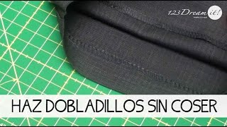 Haz dobladillos sin coser