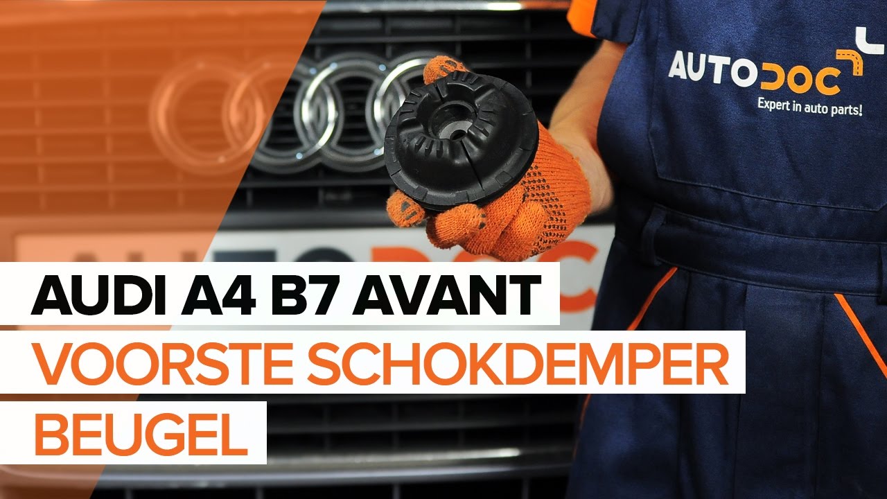 Hoe veerpootlager vooraan vervangen bij een Audi A4 B7 Avant – vervangingshandleiding