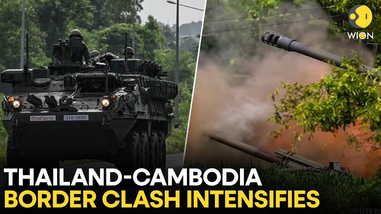 Thailand–Cambodia Clash LIVE: Airstrikes by Thai F-16s Kill 14, Fighting Intensifies | WION