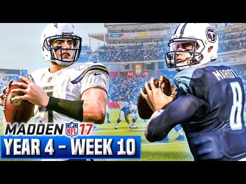 Madden 17 Chargers Franchise Year 4 - Week 10 @ Titans | Ep.80