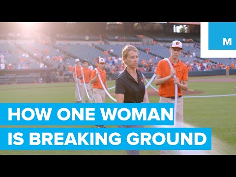 Meet Female MLB Head Groundskeeper Nicole Sherry | How She Works