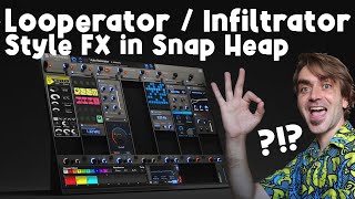 Video thumbnail for How To Make Looperator / Infiltrator Style FX Sequencers in Snap Heap by Dash Glitch