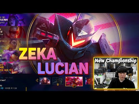 Zeka Stream Lucian vs Talon Mid KR Challenger Gameplay