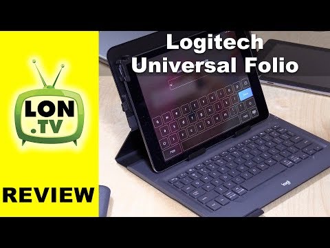 Logitech Universal Folio w/Integrated Bluetooth Keyboard for All Tablets